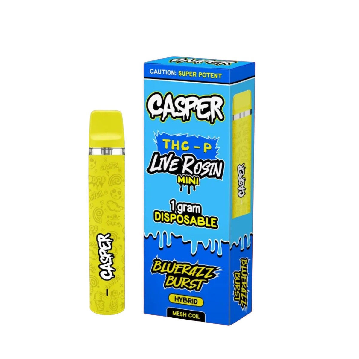 Casper THCP Live Rosin 1G Disposable  Natural Aid Distributors