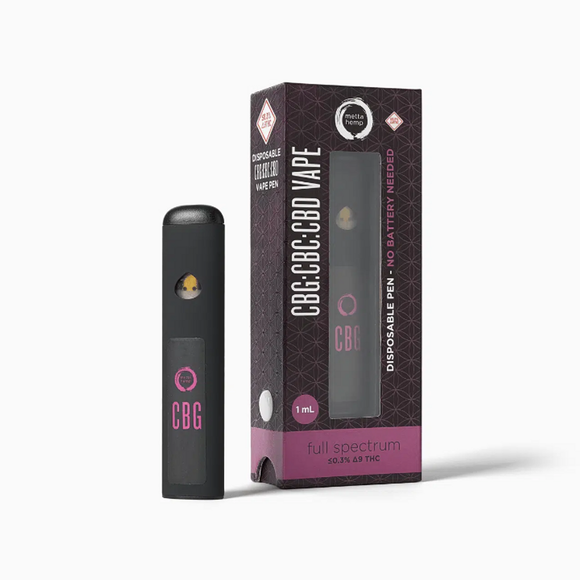 CBG Disposable Live Resin Vape Pen Full Spectrum