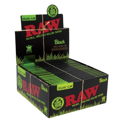 RAW® - Organic Hemp Black Rolling Papers