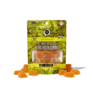 Half Dose Delta 9 THC Rosin Gummies Full Spectrum 550MG