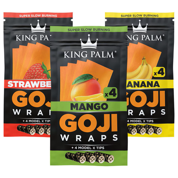 King Palm Goji Wraps and Filter Tips | 4PK