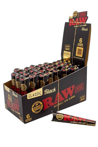 RAW - Black Classic Cones