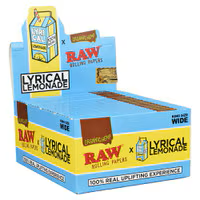 RAW x Lyrical Lemonade Rolling Papers - Organic Hemp / 32pc / King Size Wide
