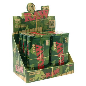 RAW® - Pre-Rolled Filter Tip Tin (100ct)