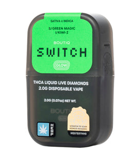 BOUTIQ Switch GLOW V4 THCA 2G Disposable