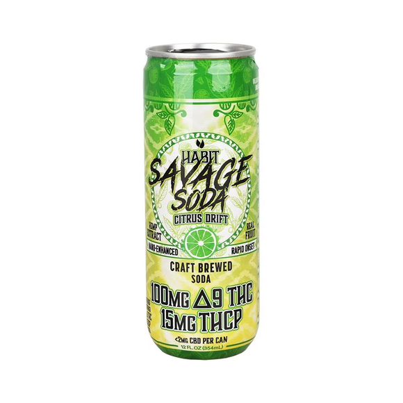 Habit D9+THCP Savage Soda | 12oz | 100mg D9/15mg THCP