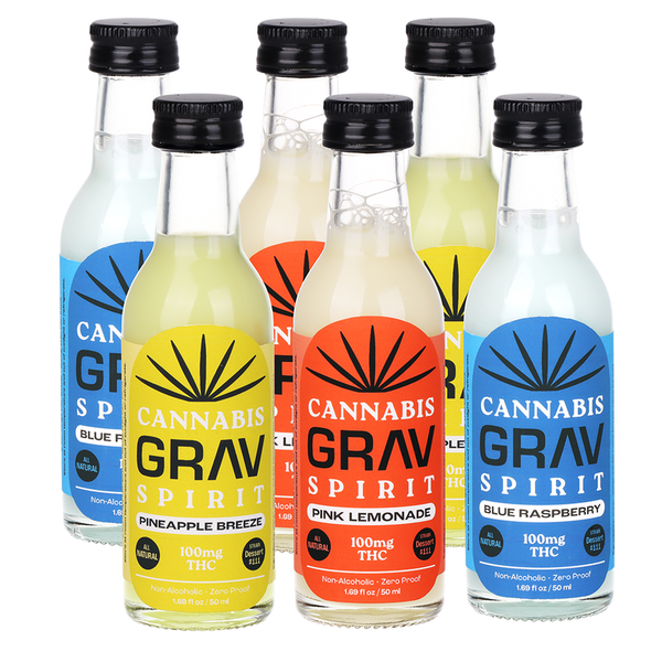 GRAV Cannabis Spirit D9 THC Flavor Shot | 50mL | 100mg – Natural