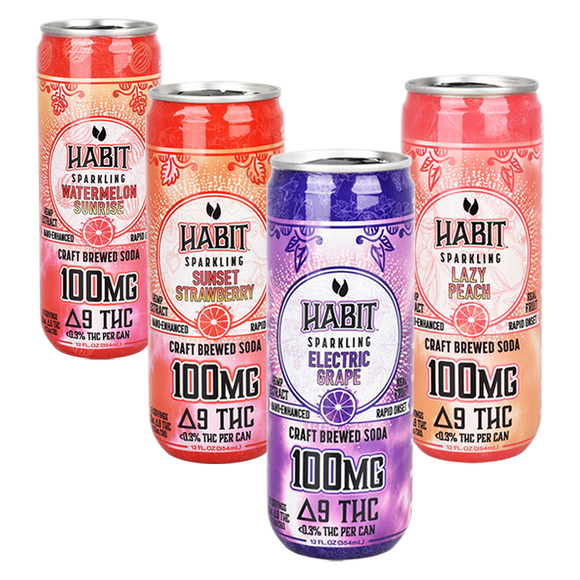 Habit D9 Sparkling Cooler | 12oz | 100mg
