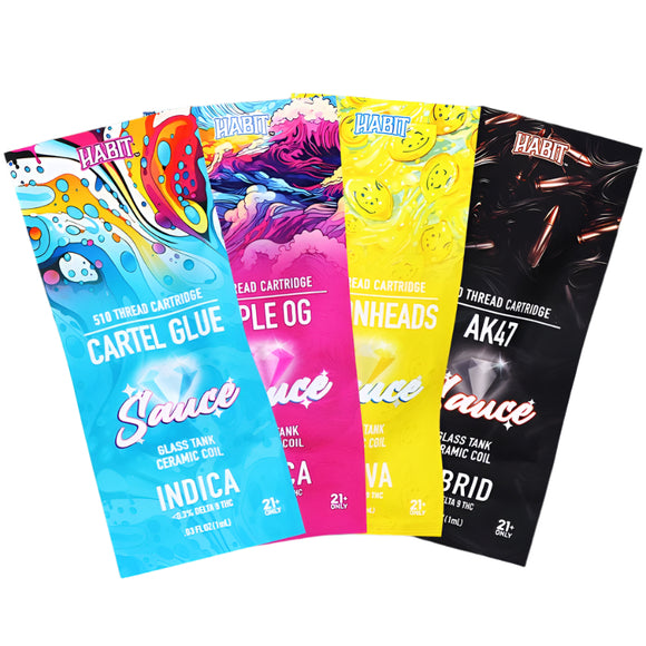 Habit THCA Sauce Ceramic Coil Cartridge | 1g