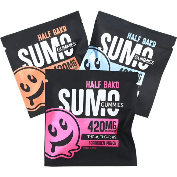 Half Bak'd Sumo THCA, THCP & D9 Gummies | 840mg | 2pc