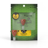 Honeybee Herb Glass Decorated Flower Bowls