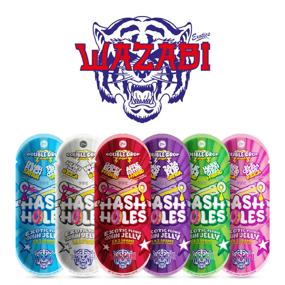 Wazabi Exotics - Double Drop THCa Hash Hole Pre-Rolls 2g 2ct