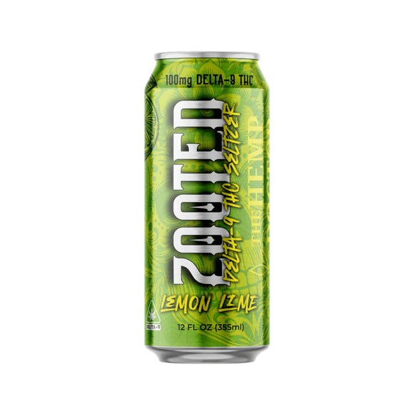 ZOOTED - Delta 9 THC Seltzer 100mg 12oz – Natural Aid Distributors
